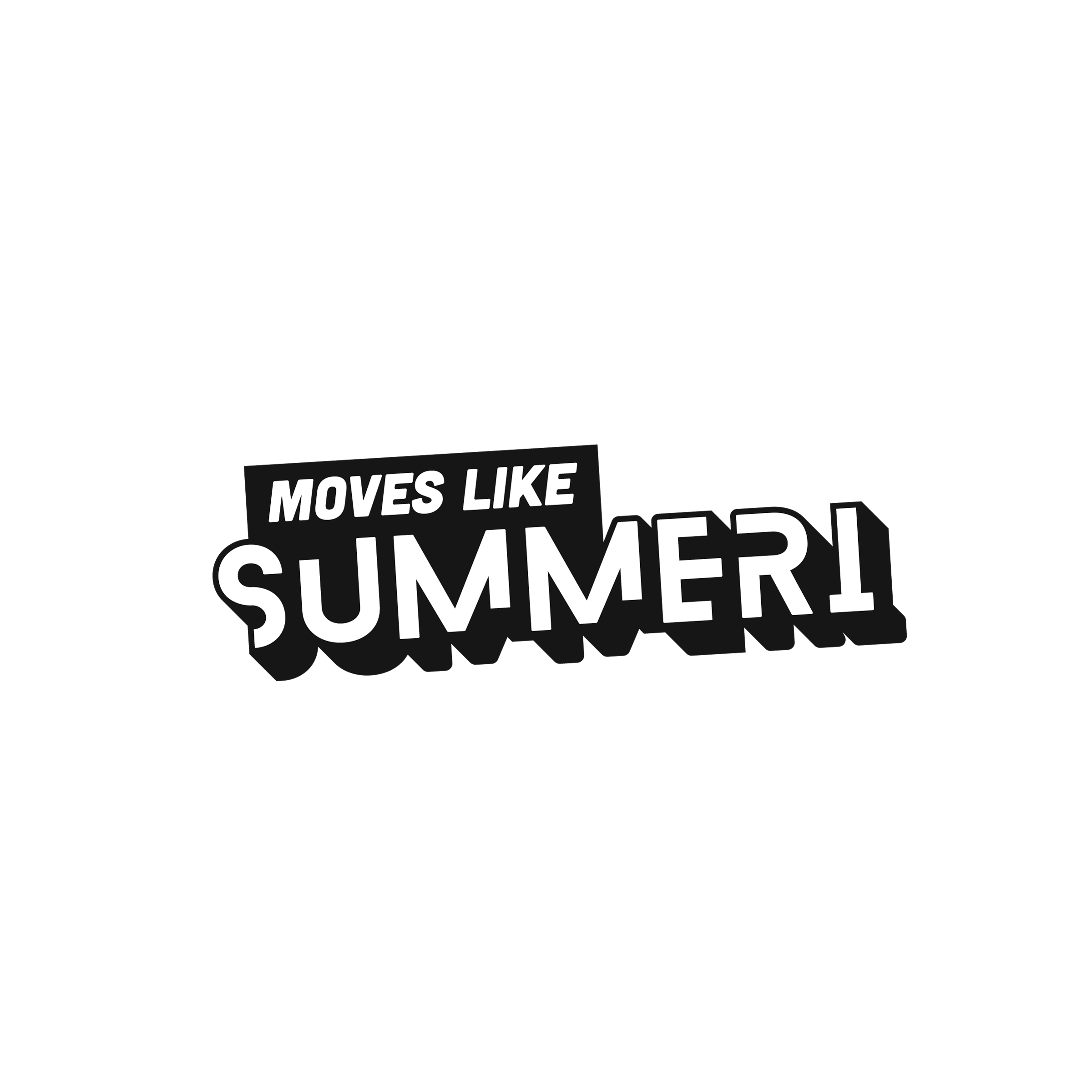 Moves Like Summeri logo black with white background